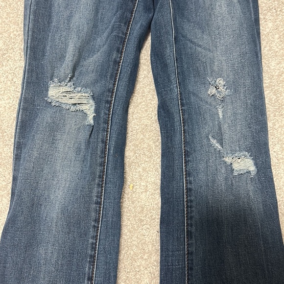 Altar'd State mid-rise flair jeans size 0 - Picture 2 of 5